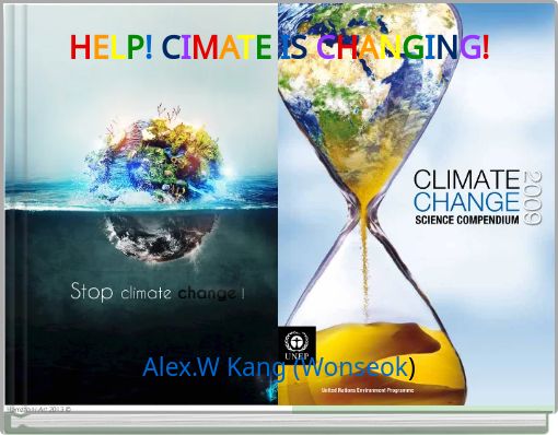 Front cover of 'HELP! CIMATE IS CHANGING!' 