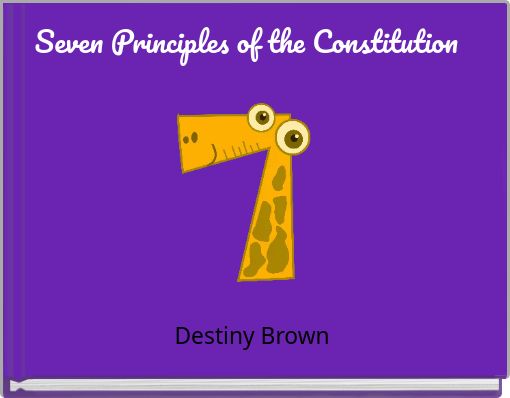 Seven Principles of the Constitution