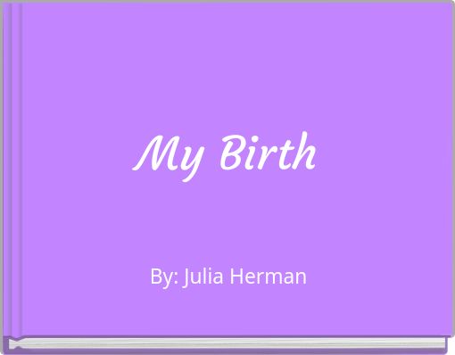 Front cover of 'My Birth' 