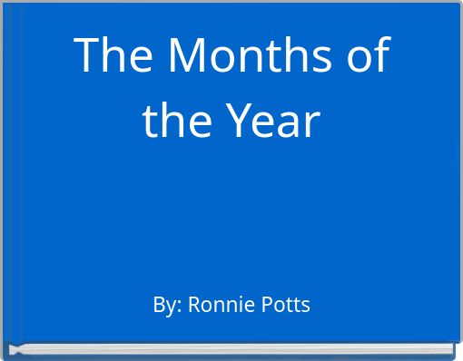 Front cover of 'The Months of the Year' 