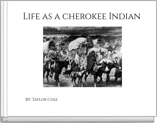 Life as a cherokee Indian