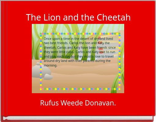 Front cover of 'The Lion and the Cheetah' 