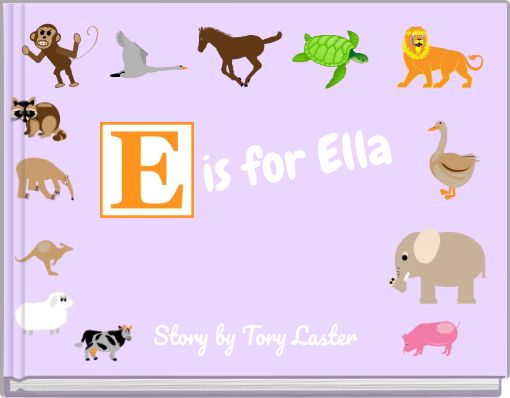 Front cover of 'is for Ella' 