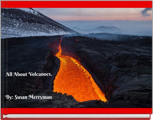 Front cover of 'All About Volcanoes.' 