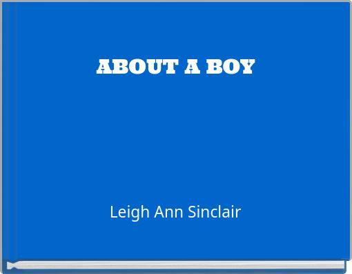 Front cover of 'ABOUT A BOY' 