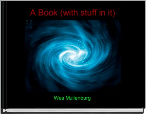 Front cover of 'A Book (with stuff in it)' 