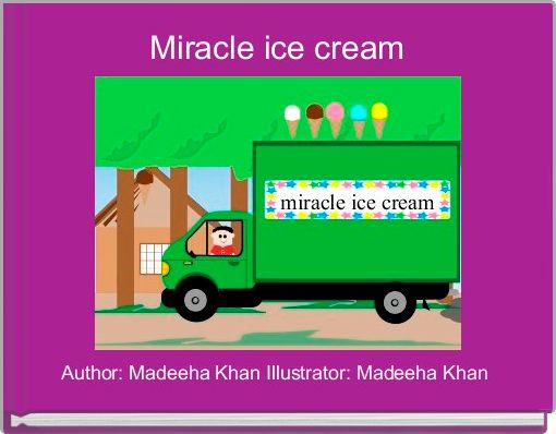Front cover of 'Miracle ice cream' 