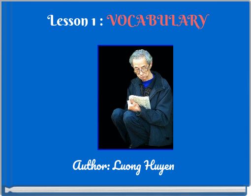 Lesson 1 : VOCABULARY