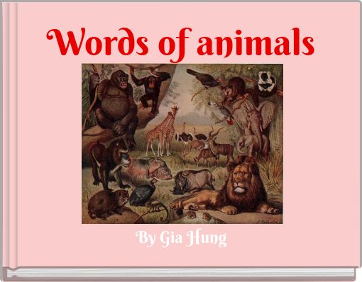 Words of animals
