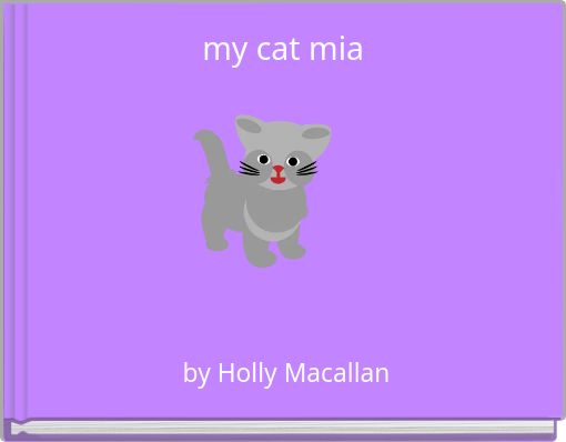 Book Cover for: my cat mia