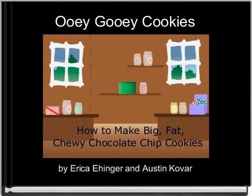 Front cover of 'Ooey Gooey Cookies' 