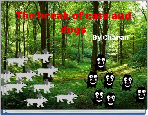 Front cover of 'The break of cats and dogs' 