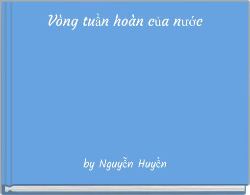 Vòng tuần hoàn của nước