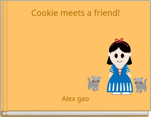 Cookie meets a friend!