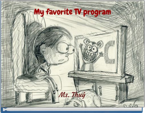 Front cover of 'My favorite TV program' 
