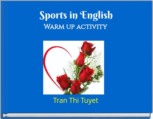 Sports in English Warm up activity
