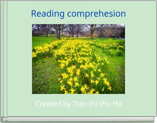 Front cover of 'Reading comprehesion' 