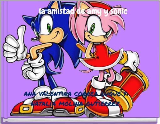 Book Cover for: la amistad de amy y sonic