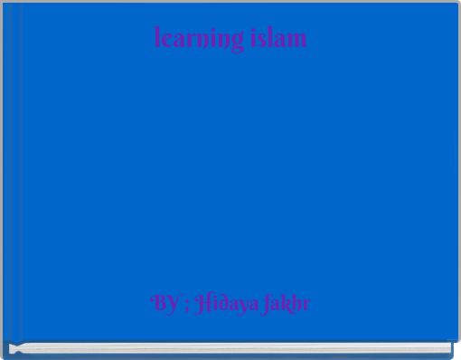 Front cover of 'learning islam' 