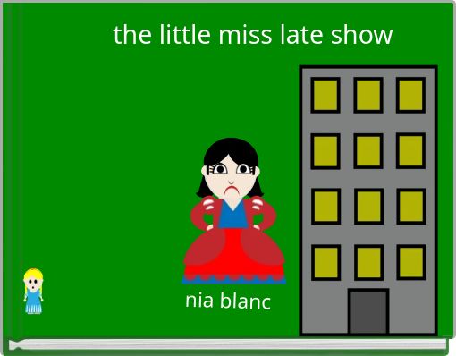 Front cover of 'the little miss late show' 