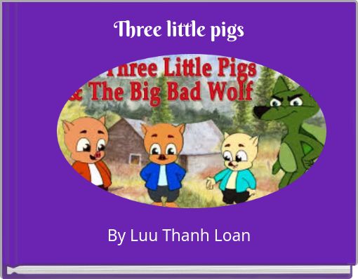 Front cover of 'Three little pigs' 