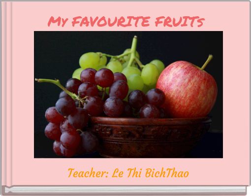 Front cover of 'My FAVOURITE FRUITs' 