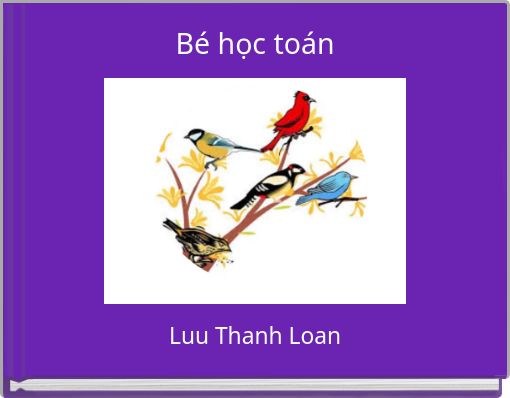 Bé học toán