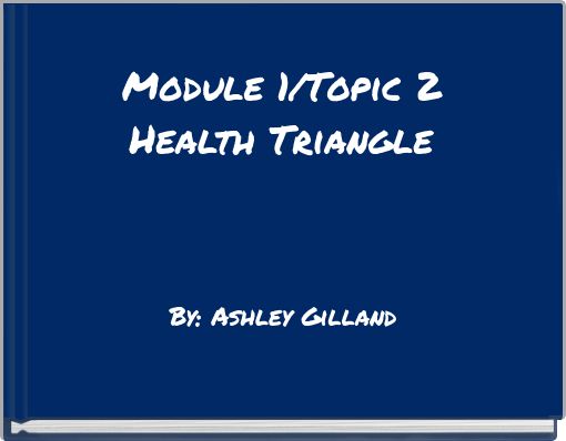 Module 1/Topic 2Health Triangle