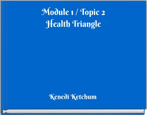 Module 1 / Topic 2Health Triangle