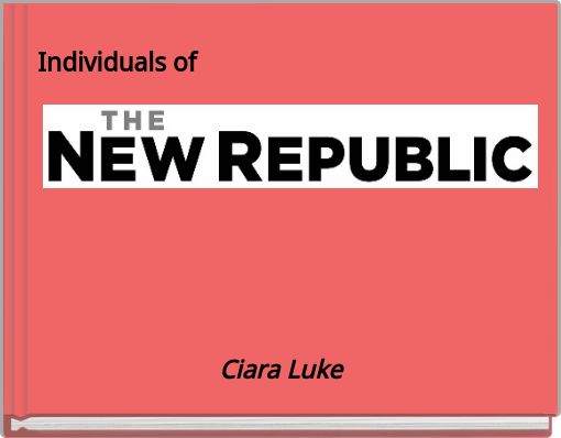 Front cover of 'Individuals of' 