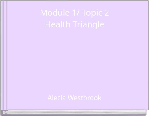 Module 1/ Topic 2Health Triangle