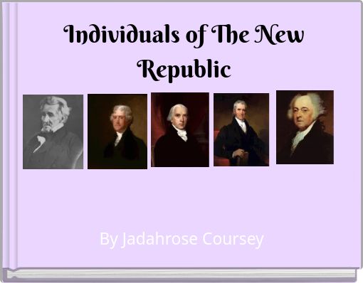 Front cover of 'Individuals of The New Republic' 