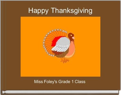 Front cover of 'Happy Thanksgiving' 