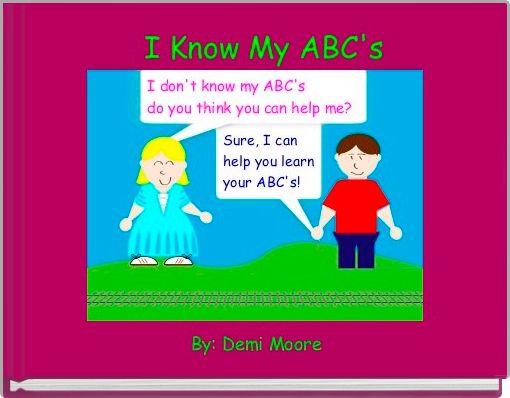 Front cover of '  I Know My ABC's' 