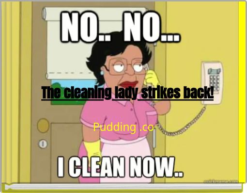Book Cover for: The cleaning lady strikes back!