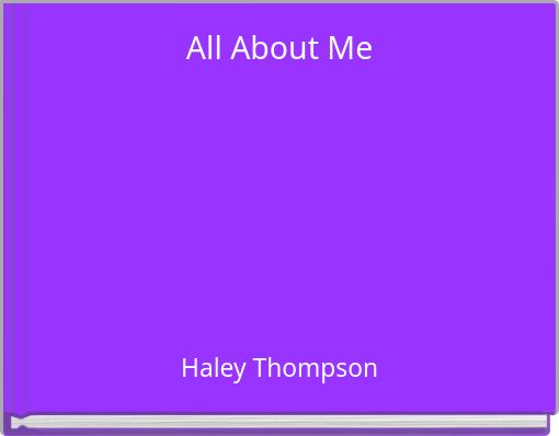 Front cover of 'All About Me' 