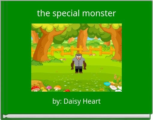 Front cover of 'the special monster' 