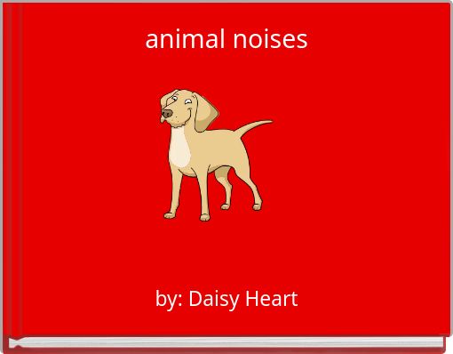 Front cover of 'animal noises' 