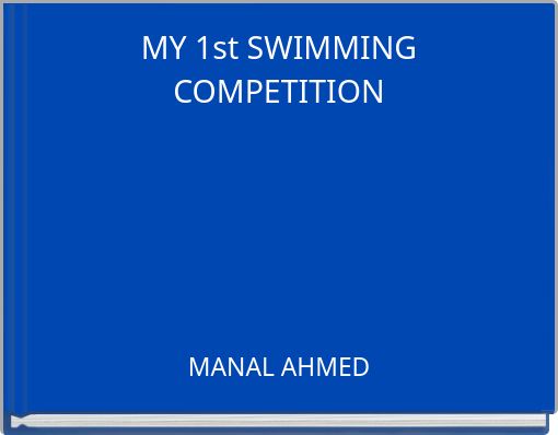 Front cover of 'MY 1st SWIMMING COMPETITION' 