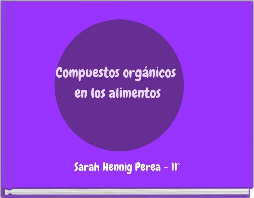 Compuestos orgánicos en los alimentos
