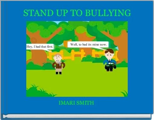 Front cover of 'STAND UP TO BULLYING' 