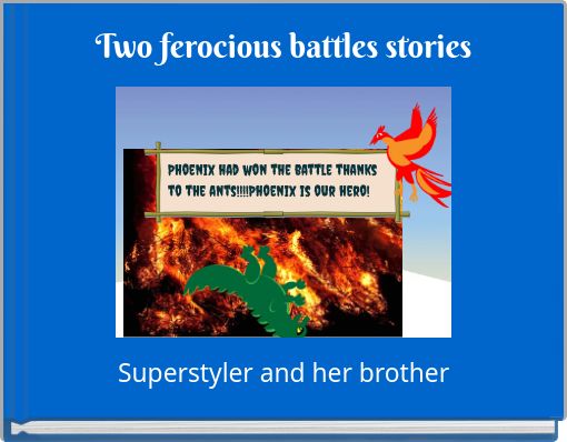 Front cover of 'Two ferocious battles stories' 