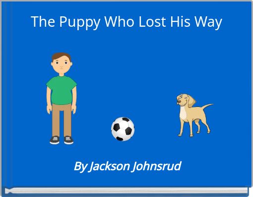 Front cover of 'The Puppy Who Lost His Way' 