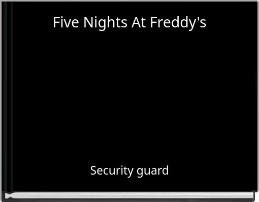 Front cover of 'Five Nights At Freddy's' 