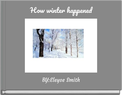 How winter happened