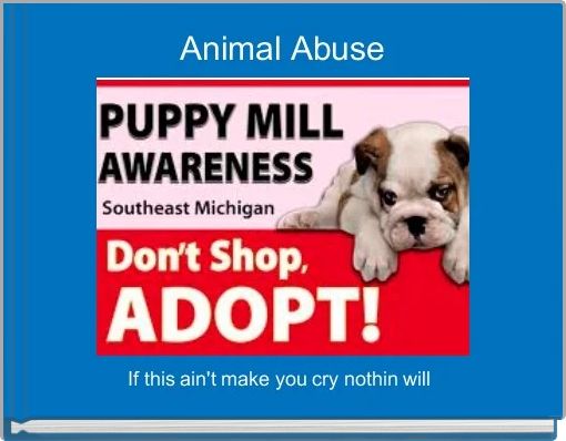 Front cover of 'Animal Abuse' 