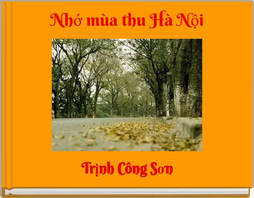 Nhớ mùa thu Hà Nội