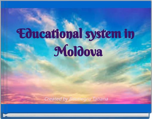 Book Cover for: Educational system in Moldova