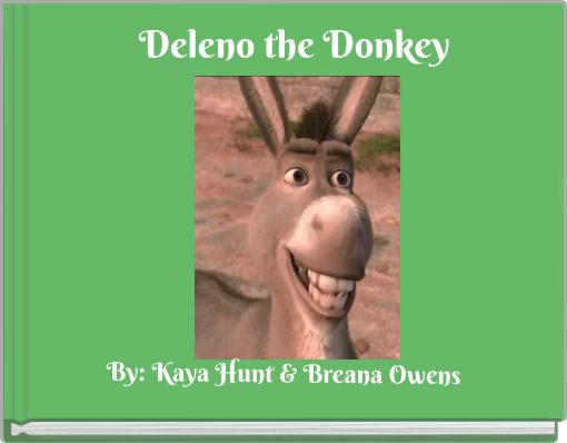 Front cover of 'Deleno the Donkey' 