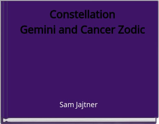 ConstellationGemini and Cancer Zodic